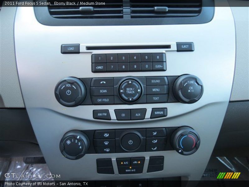 Ebony Black / Medium Stone 2011 Ford Focus S Sedan