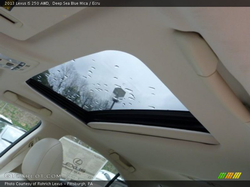 Sunroof of 2013 IS 250 AWD