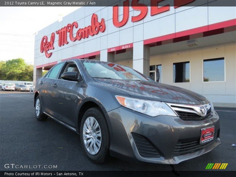 Magnetic Gray Metallic / Ash 2012 Toyota Camry LE