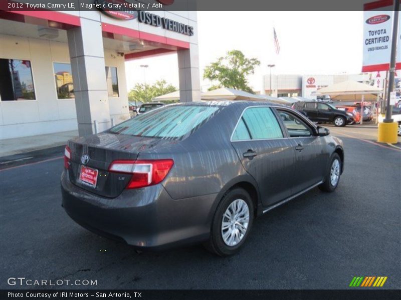 Magnetic Gray Metallic / Ash 2012 Toyota Camry LE