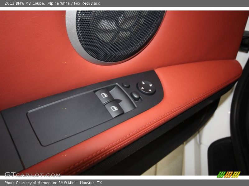 Alpine White / Fox Red/Black 2013 BMW M3 Coupe