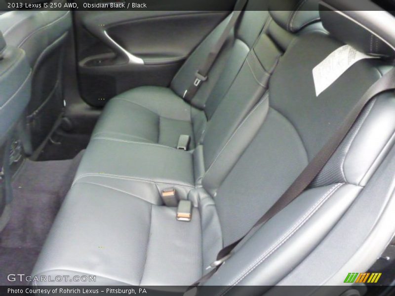 Obsidian Black / Black 2013 Lexus IS 250 AWD