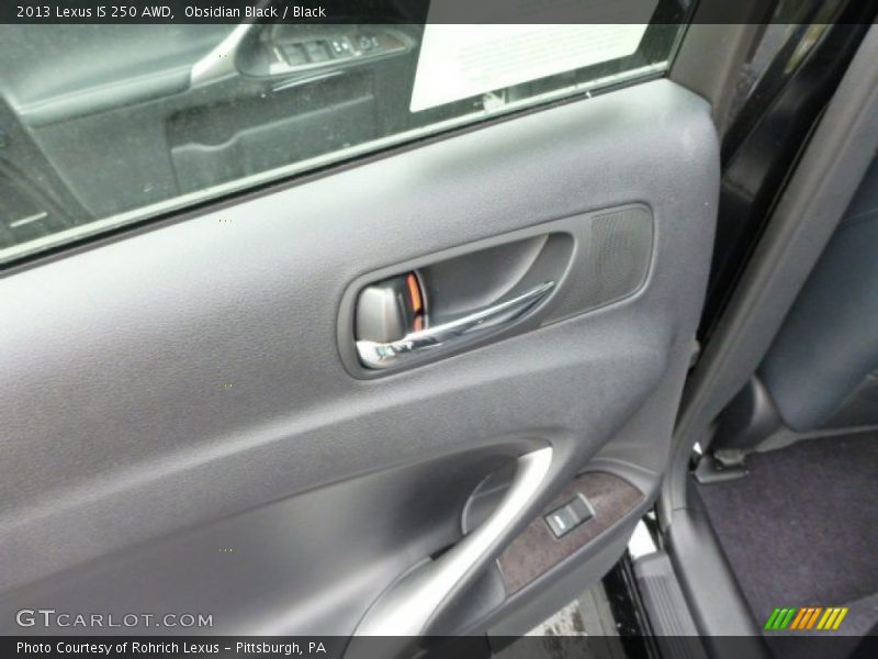 Obsidian Black / Black 2013 Lexus IS 250 AWD