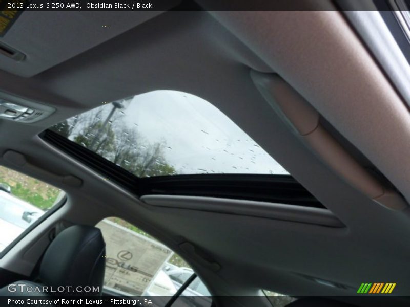 Obsidian Black / Black 2013 Lexus IS 250 AWD
