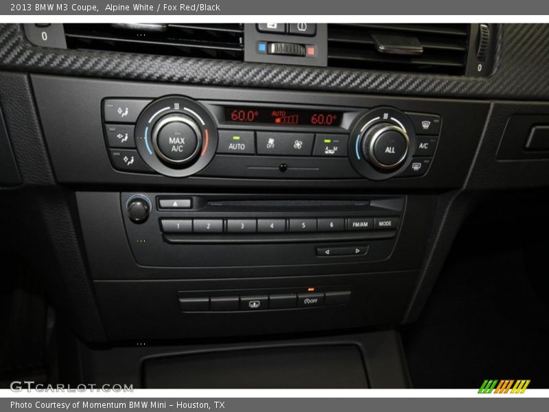 Controls of 2013 M3 Coupe