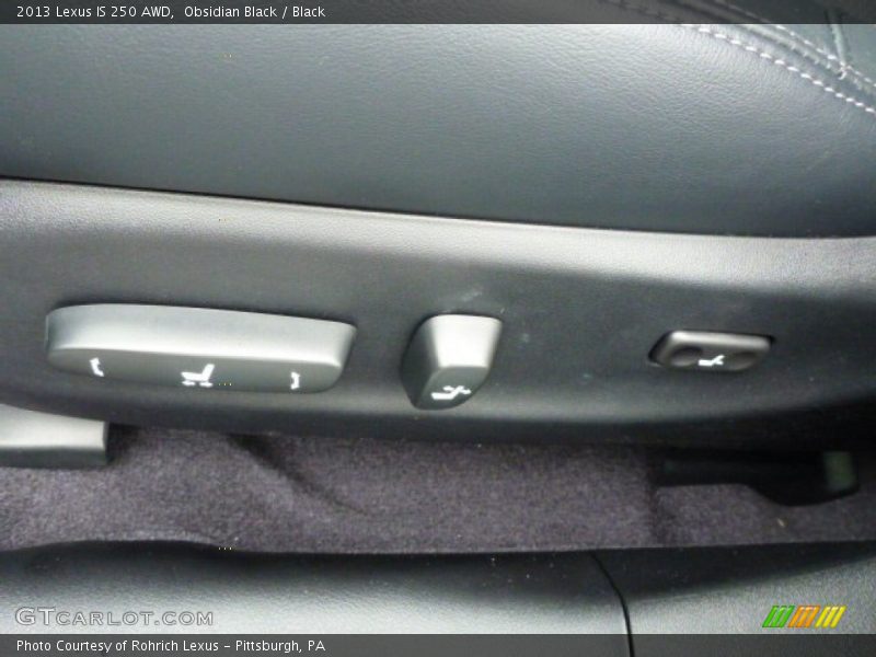 Obsidian Black / Black 2013 Lexus IS 250 AWD
