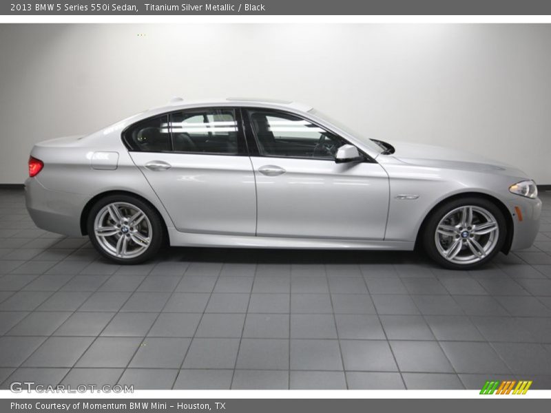  2013 5 Series 550i Sedan Titanium Silver Metallic