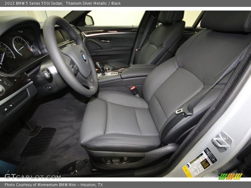  2013 5 Series 550i Sedan Black Interior
