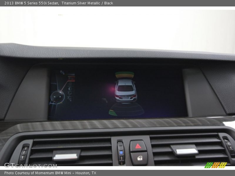 Titanium Silver Metallic / Black 2013 BMW 5 Series 550i Sedan