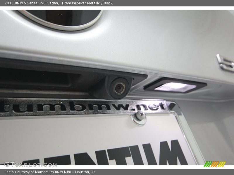 Titanium Silver Metallic / Black 2013 BMW 5 Series 550i Sedan