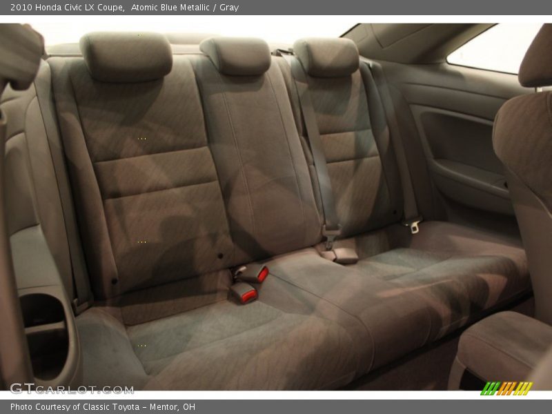 Atomic Blue Metallic / Gray 2010 Honda Civic LX Coupe