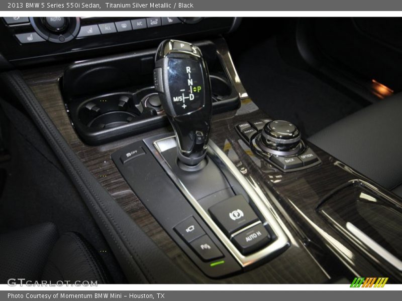 Titanium Silver Metallic / Black 2013 BMW 5 Series 550i Sedan