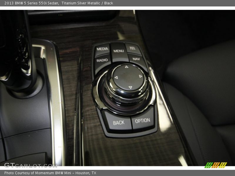 Titanium Silver Metallic / Black 2013 BMW 5 Series 550i Sedan
