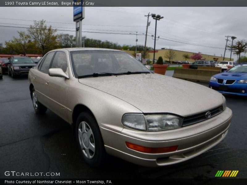 Beige Pearl / Gray 1993 Toyota Camry LE Sedan