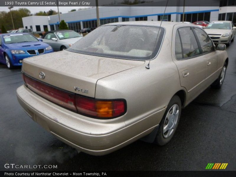 Beige Pearl / Gray 1993 Toyota Camry LE Sedan