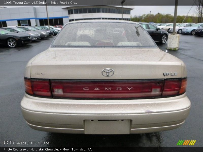 Beige Pearl / Gray 1993 Toyota Camry LE Sedan