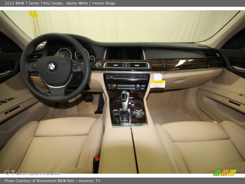 Alpine White / Veneto Beige 2013 BMW 7 Series 740Li Sedan