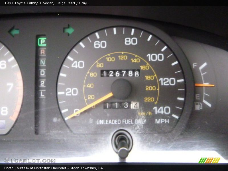 Beige Pearl / Gray 1993 Toyota Camry LE Sedan