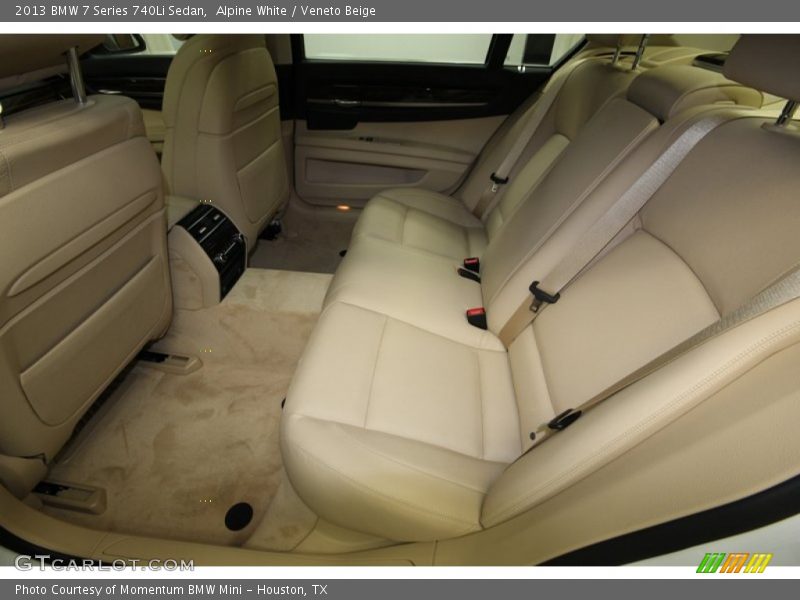 Alpine White / Veneto Beige 2013 BMW 7 Series 740Li Sedan