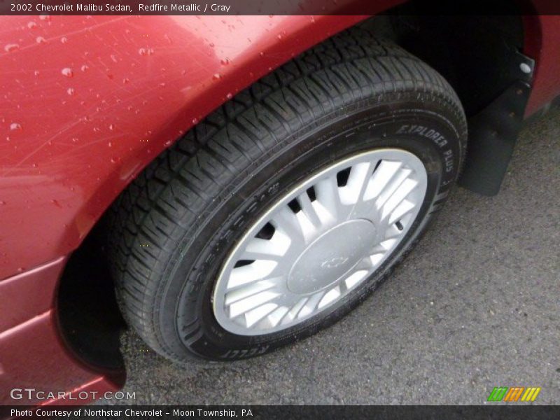 Redfire Metallic / Gray 2002 Chevrolet Malibu Sedan