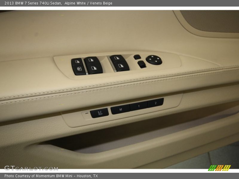 Alpine White / Veneto Beige 2013 BMW 7 Series 740Li Sedan