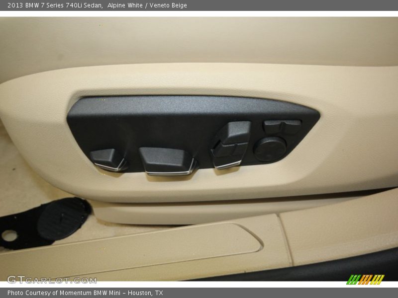 Alpine White / Veneto Beige 2013 BMW 7 Series 740Li Sedan