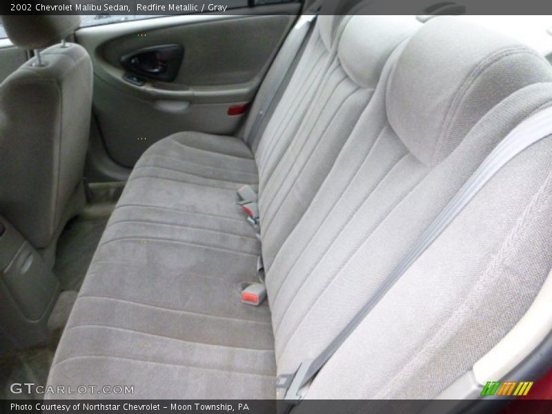 Redfire Metallic / Gray 2002 Chevrolet Malibu Sedan