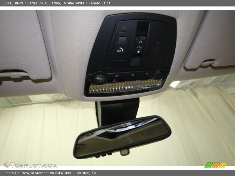 Alpine White / Veneto Beige 2013 BMW 7 Series 740Li Sedan