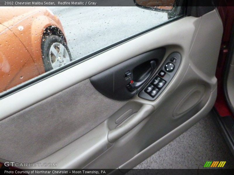 Redfire Metallic / Gray 2002 Chevrolet Malibu Sedan