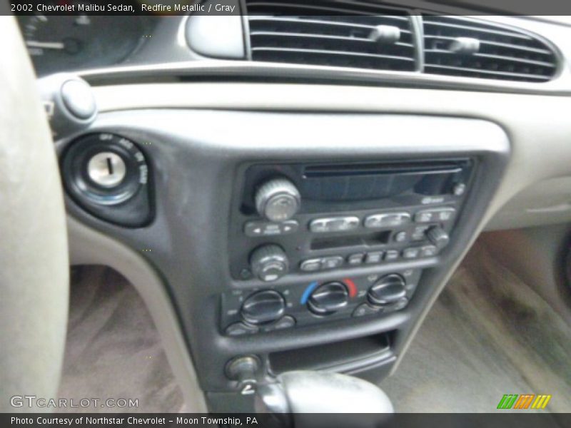 Redfire Metallic / Gray 2002 Chevrolet Malibu Sedan