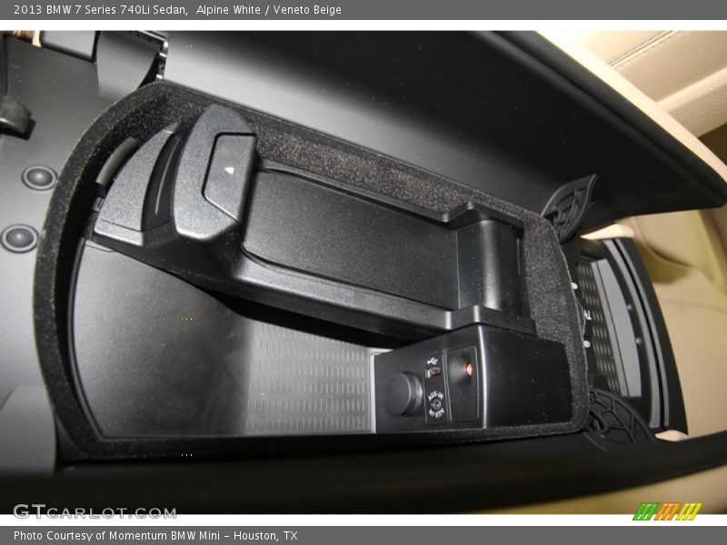 Alpine White / Veneto Beige 2013 BMW 7 Series 740Li Sedan
