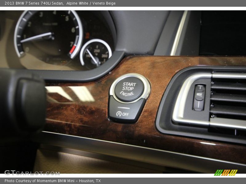 Alpine White / Veneto Beige 2013 BMW 7 Series 740Li Sedan