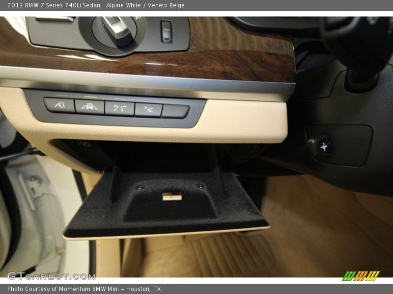 Alpine White / Veneto Beige 2013 BMW 7 Series 740Li Sedan