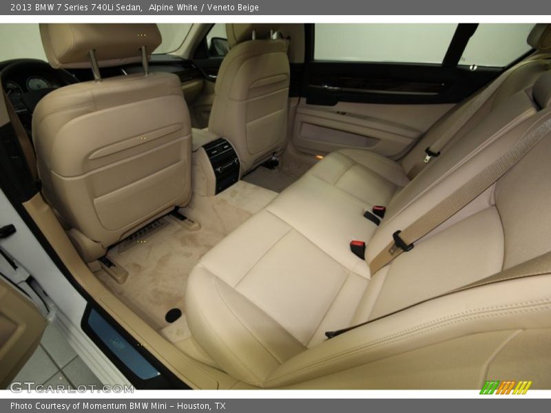 Alpine White / Veneto Beige 2013 BMW 7 Series 740Li Sedan