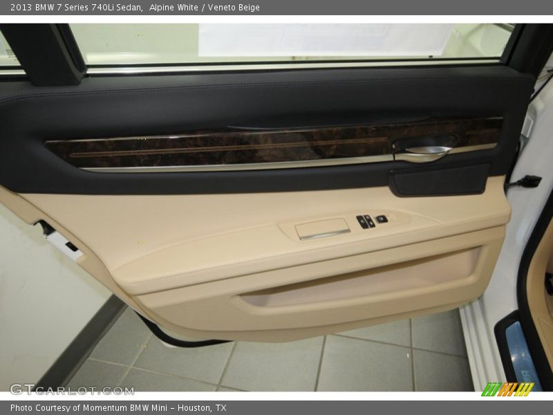 Alpine White / Veneto Beige 2013 BMW 7 Series 740Li Sedan