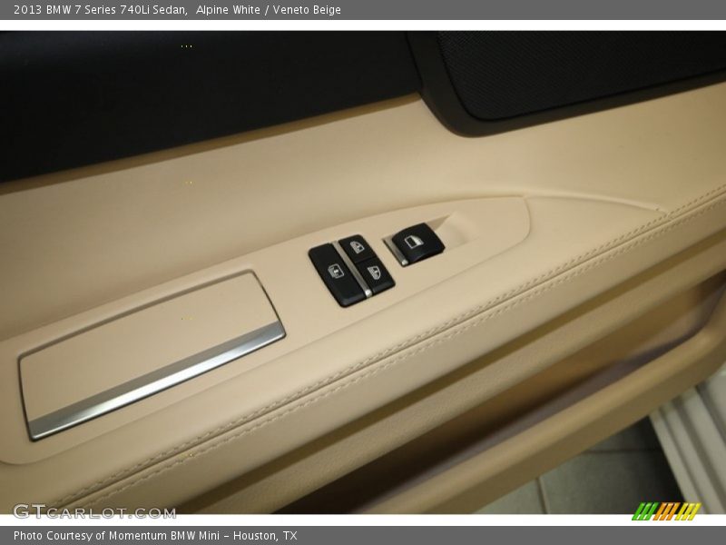 Alpine White / Veneto Beige 2013 BMW 7 Series 740Li Sedan