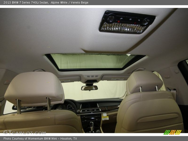 Alpine White / Veneto Beige 2013 BMW 7 Series 740Li Sedan
