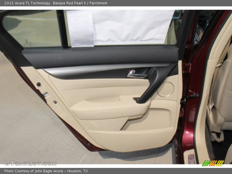 Basque Red Pearl II / Parchment 2013 Acura TL Technology