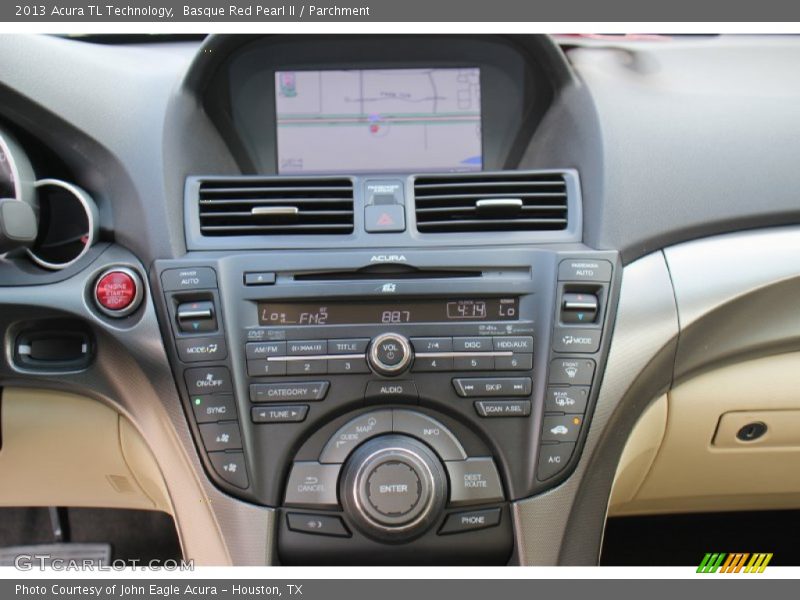 Basque Red Pearl II / Parchment 2013 Acura TL Technology