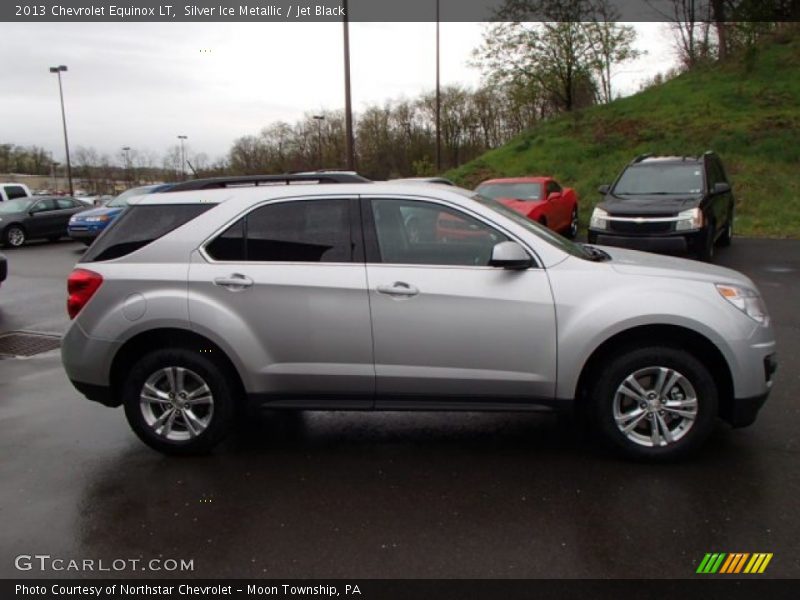 Silver Ice Metallic / Jet Black 2013 Chevrolet Equinox LT