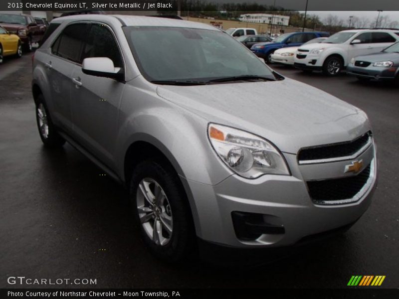 Silver Ice Metallic / Jet Black 2013 Chevrolet Equinox LT