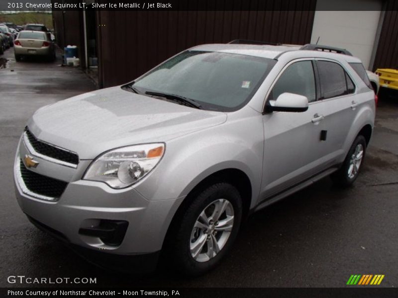 Silver Ice Metallic / Jet Black 2013 Chevrolet Equinox LT