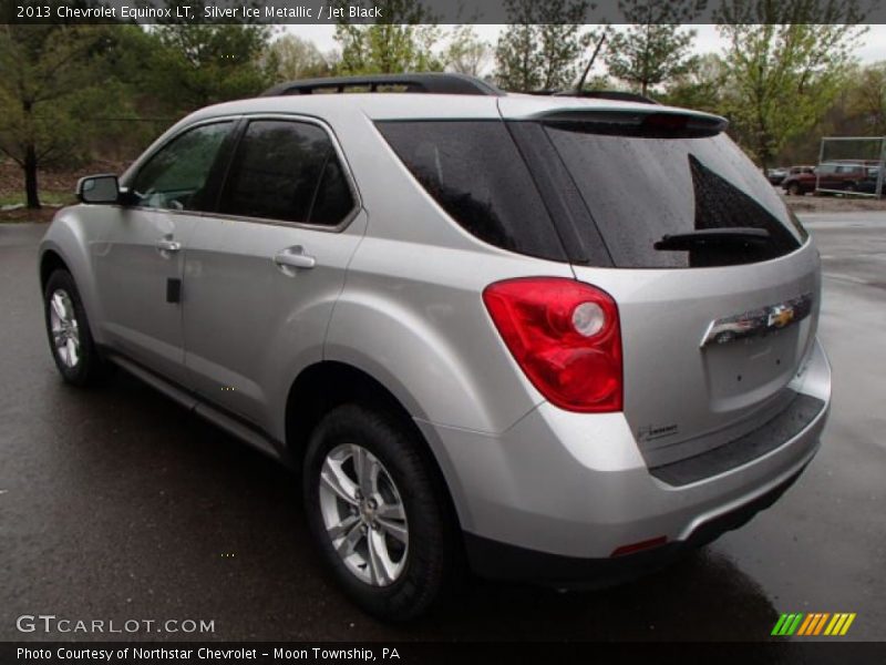 Silver Ice Metallic / Jet Black 2013 Chevrolet Equinox LT