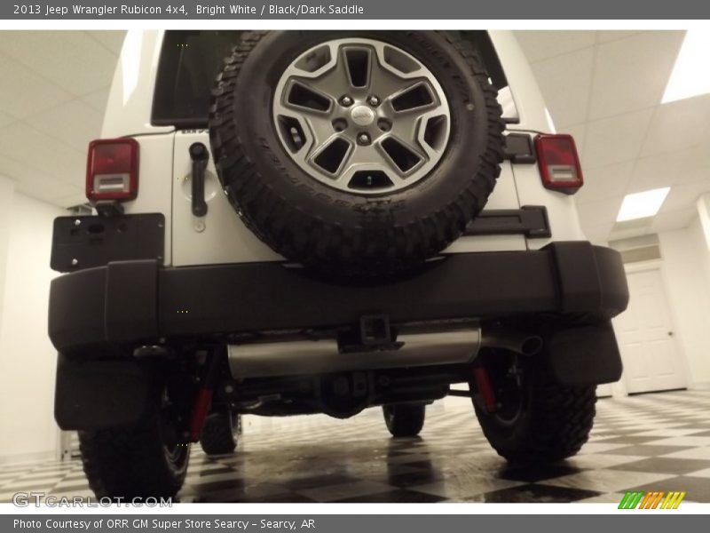 Bright White / Black/Dark Saddle 2013 Jeep Wrangler Rubicon 4x4