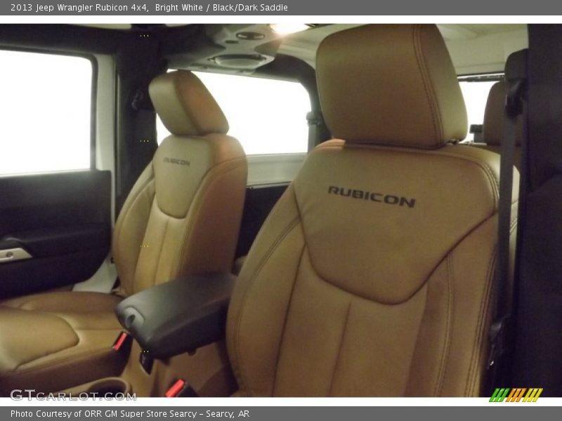 Bright White / Black/Dark Saddle 2013 Jeep Wrangler Rubicon 4x4