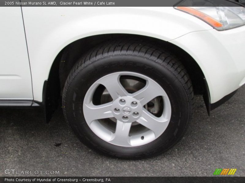 Glacier Pearl White / Cafe Latte 2005 Nissan Murano SL AWD