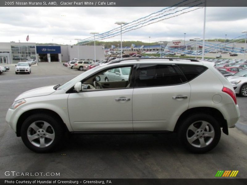 Glacier Pearl White / Cafe Latte 2005 Nissan Murano SL AWD