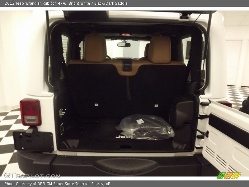 Bright White / Black/Dark Saddle 2013 Jeep Wrangler Rubicon 4x4