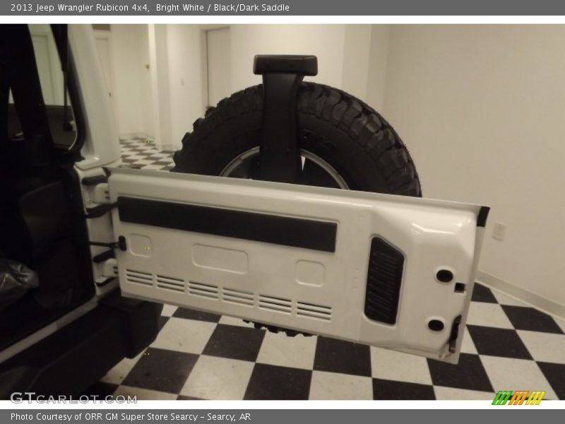 Bright White / Black/Dark Saddle 2013 Jeep Wrangler Rubicon 4x4