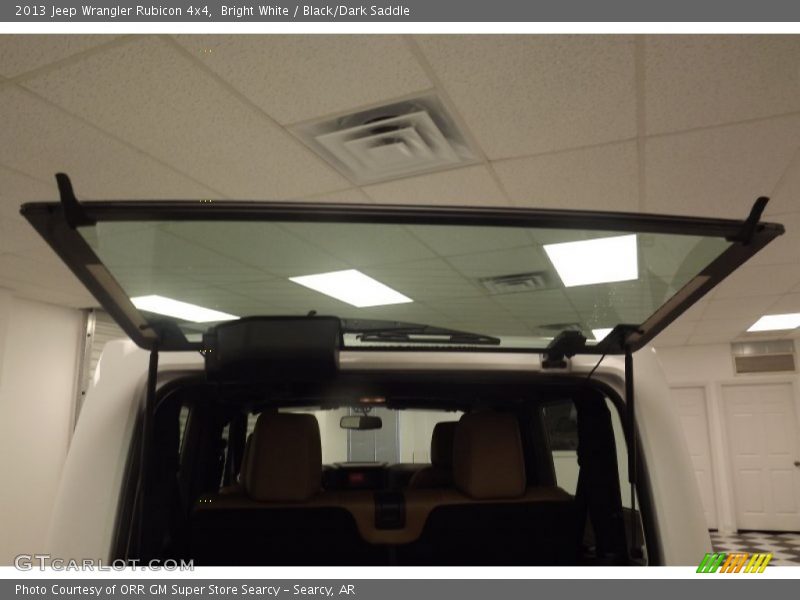 Bright White / Black/Dark Saddle 2013 Jeep Wrangler Rubicon 4x4